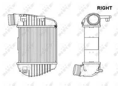 Радиатор интеркулера AUDI A6 04- 772