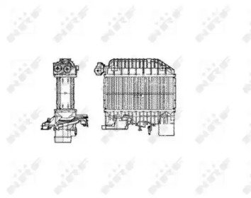Радиатор интеркулера TOYOTA Avensis 99- 856