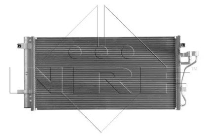 Радиатор кондиционера с осушителем HYUNDAI SONATA  988