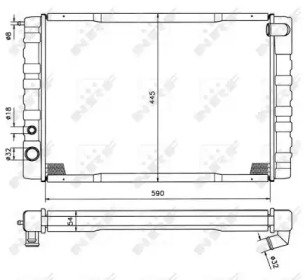 Радиатор системы охлаждения VOLVO 240 82- 402