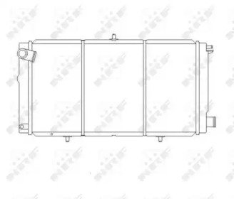 Радиатор системы охлаждения CITROEN C15 84- 210