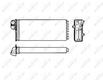 Радиатор печки NISSAN Interstar 02- 551