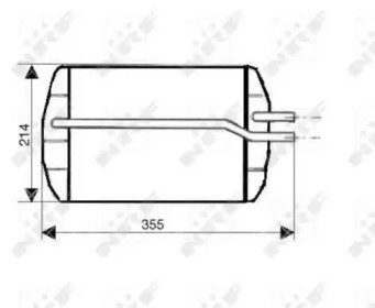 Радиатор печки FORD Fiesta/Courier 95- 633