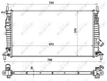 Радиатор системы охлаждения FORD C-Max 07- 327