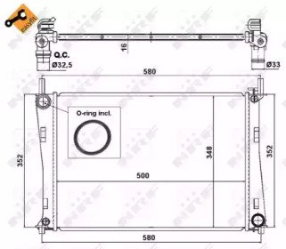 Радиатор системы охлаждения FORD Fiesta 02- Easy F 274