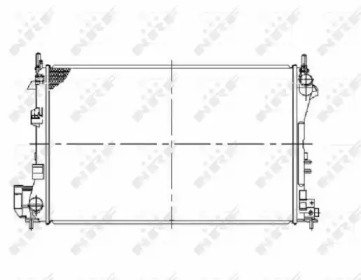 Радиатор системы охлаждения FIAT Croma 05- 293