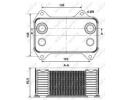 Радиатор масляный DAF CF85, XF95 195