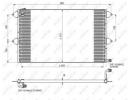 Радиатор кондиционера SEAT Cordoba 93- 034