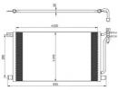 Радиатор кондиционера BMW 3-Series E46 98-/X3 03- 225
