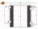 Радиатор кондиционера MERCEDES ML230 (W163) 98- Ea 526