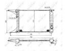 Радиатор системы охлаждения OPEL Omega 94- 222