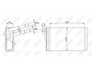 Радиатор печки AUDI 80 86- 524