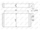 Радиатор печки AUDI 100 76- 602
