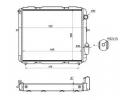 Радиатор системы охлаждения RENAULT Clio 90- 45A