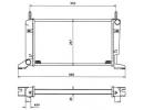 Радиатор системы охлаждения FORD Escort 85- 507