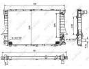 Радиатор системы охлаждения AUDI 100 90- 321