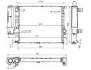 Радиатор системы охлаждения BMW 518i 89- 361