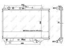 Радиатор системы охлаждения MAZDA 323 85- 511
