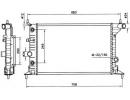 Радиатор системы охлаждения OPEL Vectra 95- 516