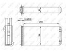 Радиатор печки FORD Escort 94- 220