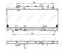Радиатор системы охлаждения FIAT Punto 93- 202