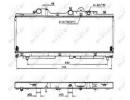 Радиатор системы охлаждения FIAT Punto 94- 221