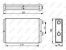 Радиатор печки FIAT Doblo 00- 233