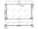 Радиатор системы охлаждения DAEWOO Nubira 97- 263