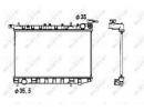 Радиатор системы охлаждения NISSAN Almera 95- 341