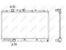 Радиатор системы охлаждения MITSUBISHI Colt 95- 522