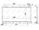 Радиатор системы охлаждения SUBARU Forester 98- 595