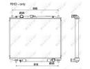 Радиатор системы охлаждения MITSUBISHI Pajero 97- 666