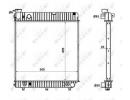 Радиатор системы охлаждения MERCEDES 207D 81- 875