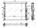 Радиатор системы охлаждения MERCEDES GL420 06- 937