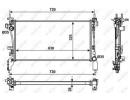 Радиатор системы охлаждения CITROEN Nemo 07- 982