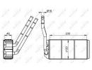 Радиатор печки LAND ROVER Freelander 00- 264