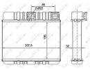 Радиатор печки BMW 316i 00-                        277