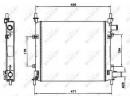Радиатор системы охлаждения FORD KA 96- 601