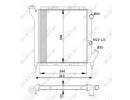 Радиатор системы охлаждения RENAULT 11 82- 641