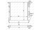Радиатор системы охлаждения RENAULT Clio 91- 685