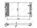Радиатор системы охлаждения SEAT Cordoba 93- 688