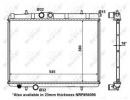 Радиатор системы охлаждения PEUGEOT 206 98- 095