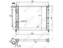 Радиатор системы охлаждения FIAT Brava 95- 016
