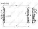 Радиатор системы охлаждения RENAULT Megane 95- 025