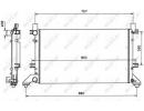 Радиатор системы охлаждения VW LT 28 96- 240