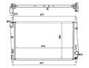 Радиатор системы охлаждения FORD Mondeo 00- 272