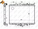 Радиатор системы охлаждения CITROEN C5 00- 341