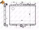 Радиатор системы охлаждения CITROEN C5 01- 352