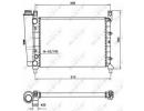 Радиатор системы охлаждения FIAT Fiorino 88- 705