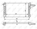 Радиатор системы охлаждения OPEL Vectra 88- 775